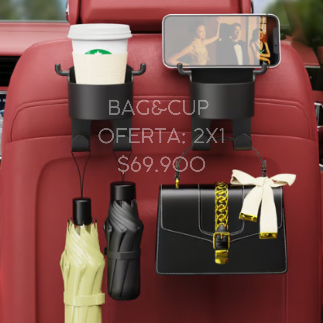 BAG&CUP: Gancho multi propósito 2x1 $69.900